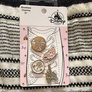 Disney Kids Shoelace Charms - Gold and Silver